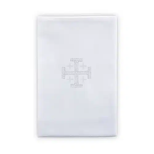 100% Linen Jerusalem Cross Lavabo Towel – 4/pk 100% Linen Jerusalem Cross Lavabo Towel - 4/pk