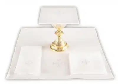 Jerusalem Cross Altar Linen Set - 100% Linen
