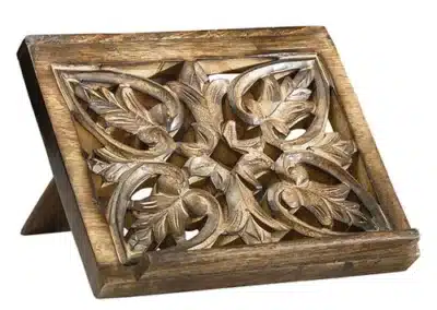 Ornate Wood Carved Bible/Missal Stand