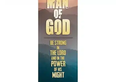 Man of God X-Stand Banner