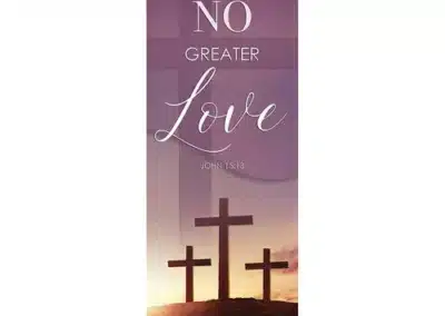 Easter Series - No Greater Love X-Stand Banner