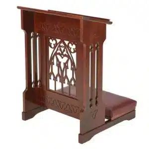 St. Albans Collection Padded Kneeler - Walnut
