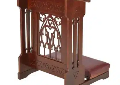 St. Albans Collection Padded Kneeler - Walnut