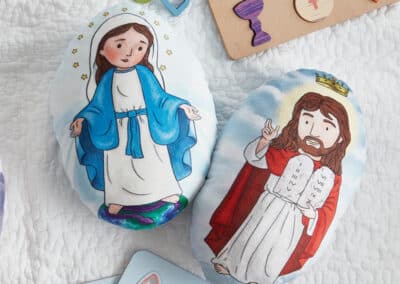 Mini Saint Plush Pillow - Blessed Mother Set of 6 N6681-FTR__08512