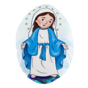 Mini Saint Plush Pillow - Blessed Mother Set of 6