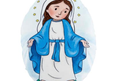 Mini Saint Plush Pillow - Blessed Mother Set of 6 N6681__40052