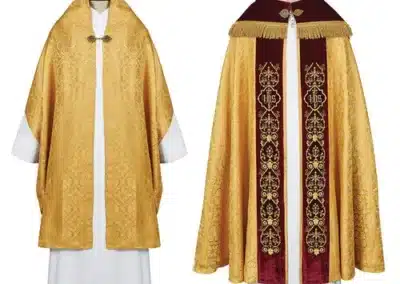 Set of Santa Lucia Collection Cope and Humeral Veil