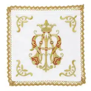 Embroidered Marian Chalice Pall - 2/pk