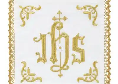 Embroidered IHS Chalice Pall