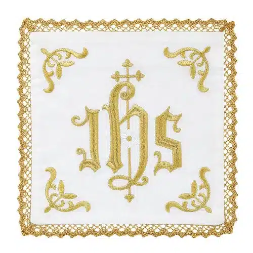 Embroidered IHS Chalice Pall Embroidered IHS Chalice Pall