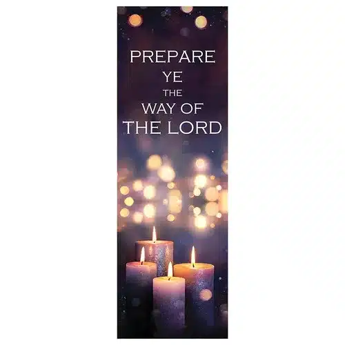 Panoramic Series- Prepare Ye the Way of the Lord Banner Panoramic Series- Prepare Ye the Way of the Lord Banner