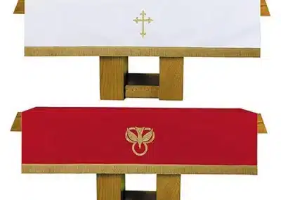 Reversible Altar Frontal - Red & White