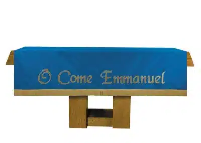 Maltese Cross Altar Frontal - Blue