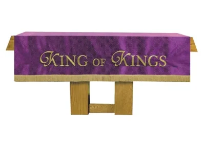 Maltese Cross Altar Frontal - Purple
