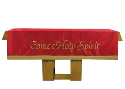 Maltese Cross Altar Frontal - Red