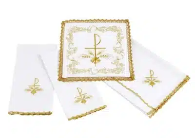 Chi Rho Altar Cotton Gift Set