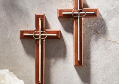 Overlay Wedding Cross With Gold Rings P5189-ftr__24917