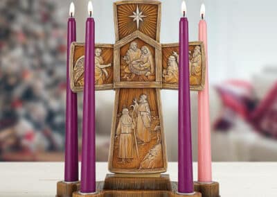 Cross Advent Candle Holder - P5880-ftr__63145