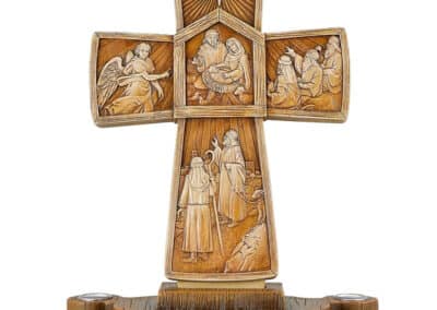 Cross Advent Candle Holder - P5880c__27978