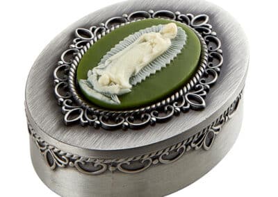 Our Lady of Guadalupe Cameo Rosary Box P6399a__75006