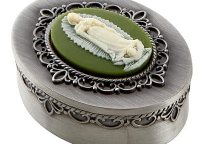 Our Lady of Guadalupe Cameo Rosary Box P6399b__27668