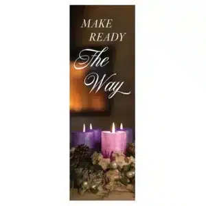 Make Ready The Way Candles Banner