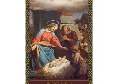 Unto Us A Child Is Born Banner