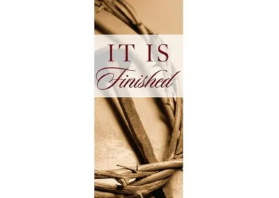 It Is Finished Banner