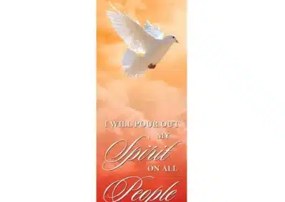 I Will Pour Out My Spirit On All People Banner