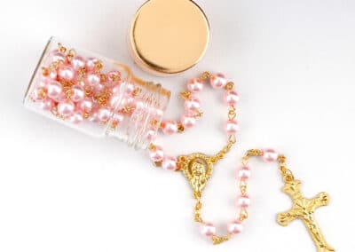 Pearls of Faith Mini Rosaries in a Bottle Display Set P7434-Jar-Open_CBC344__49022