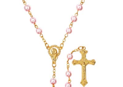 Pearls of Faith Mini Rosaries in a Bottle Display Set P7434-Pink_Rosary_CBC344__02162