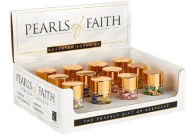 Pearls of Faith Mini Rosaries in a Bottle Display Set P7434g__38292