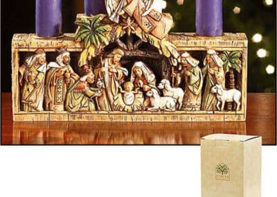 5" H Nativity Candleholder - Catholic Candles PD026__83815