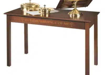 Silk-Screened Communion Table