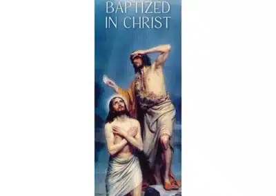 Baptized in Christ Banner