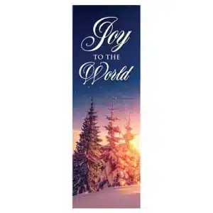 Sunrise Joy to the World X-Stand Banner