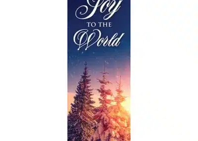 Sunrise Joy to the World X-Stand Banner
