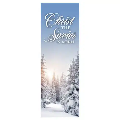 Christ the Savior is Born Banner Christ the Savior is Born Banner