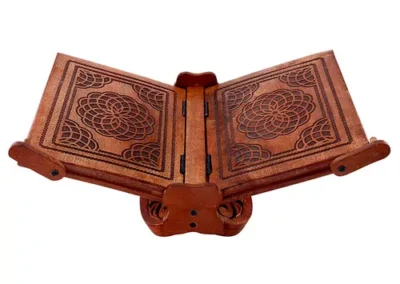 Fleur-de-Lis Folding Bible Stand