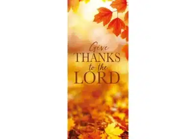 Give Thanks To The Lord Banner