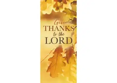 Give Thanks To The Lord Banner (R6465)