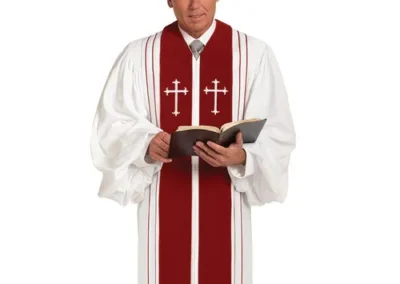 Bishop Pulpit Robe - White