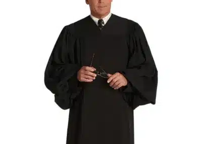 Geneva Men's Pulpit Robe - Black