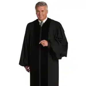 John Wesley Pulpit Robe - Black