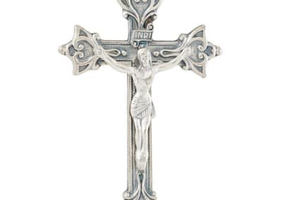 Silver Oxidized Heritage Ornate Crucifix with 24" H Chain SO20__45387