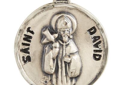 Sterling Patron Saint David Medal SS727-13__38991