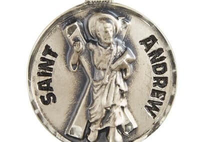 Sterling Patron Saint Andrew Medal SS727-2__02642 (1)