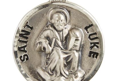 Sterling Patron Saint Luke Medal SS727-34__82657