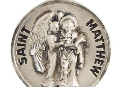 Sterling Patron Saint Matthew Medal SS727-37__12834