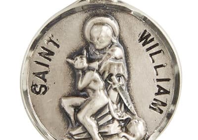 Sterling Silver Patron Saint William Medal SS727-55__81879